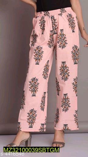 2 Pcs Women's Stitched Silk Printed Suit