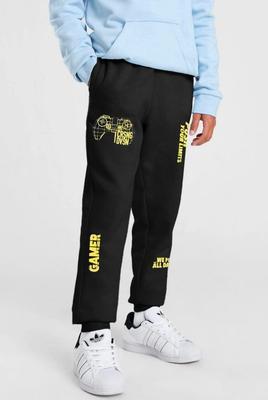 1 Pc Boy's Stitched Fleece Printed Trouser