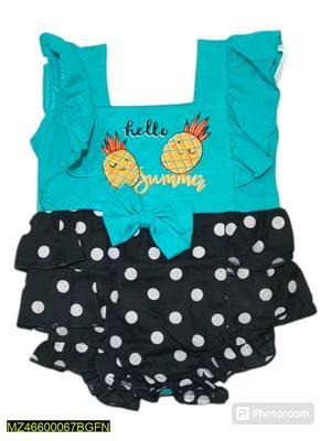 1 Pc Fancy Romper For Baby Girl