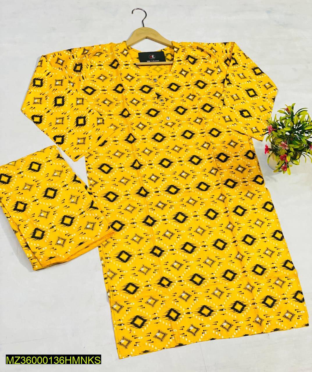 Stitched Lawn 2Pc