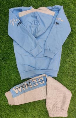 Baby Girl Fleece Hoodie And Trouser Set