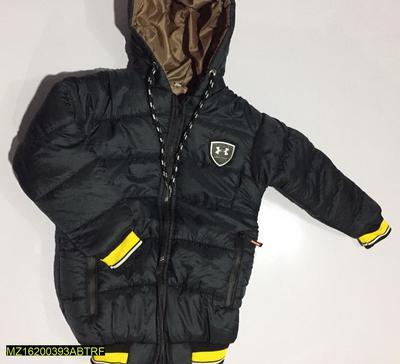 1 Pc Boy's Stitched Polyester Puffer Jacket