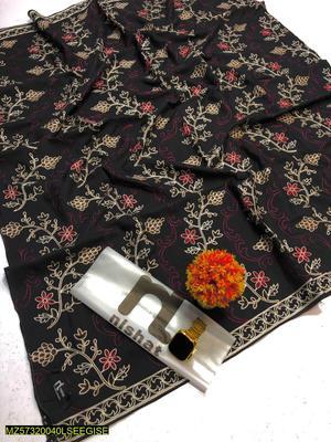 Women's Swiss Embroidered Shawl