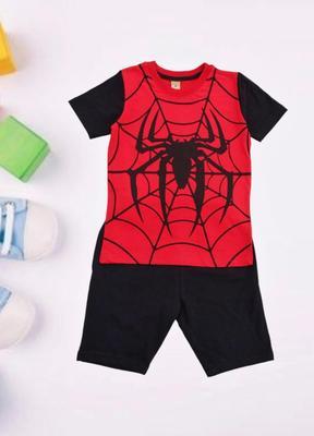 2 Pcs Kid's Jersey Printed T-Shirt And Knicker Set