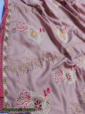 Women's Swiss Embroidered Shawl