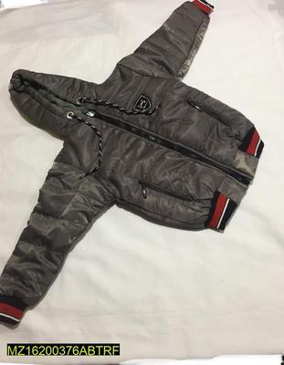 1 Pc Boy's Stitched Polyester Puffer Jacket