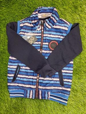 1 Pc Boy's Stitched Velvet Printed Jacket