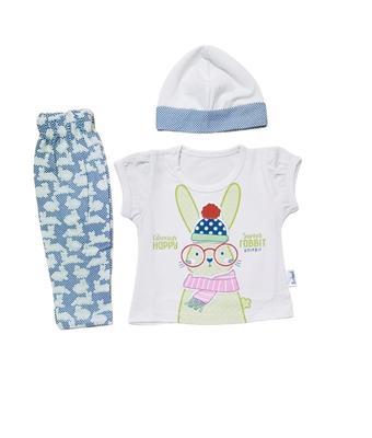 Baby Girl's Cotton Shirt And Trouser Set