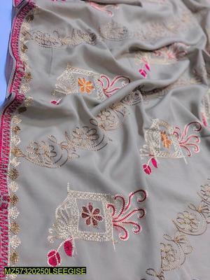 Women's Swiss Embroidered Shawl