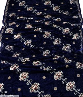 Women's Velvet Embroidered Shawl