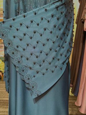 Women's Fancy Nida Embroidered Abaya