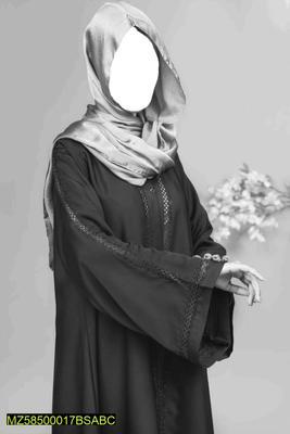 1 Pc Women's Stitched Nida Plain Abaya