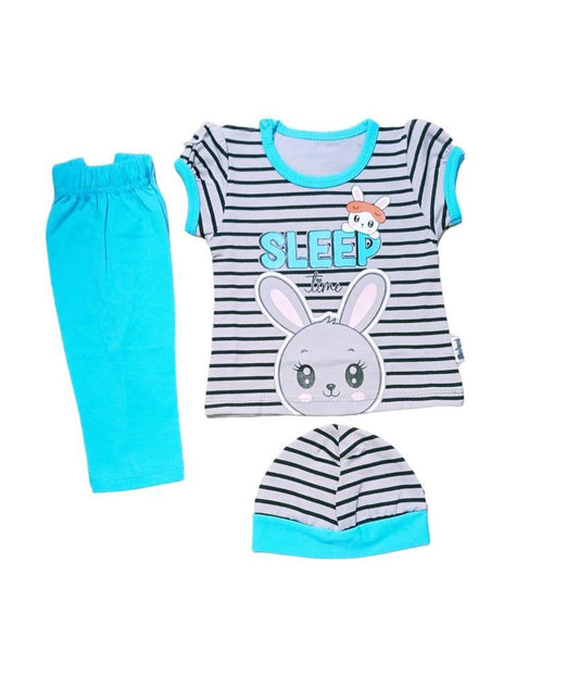 Baby Girl's Cotton Shirt And Trouser Set