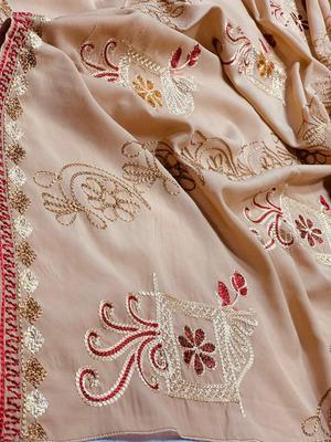 Women's Swiss Embroidered Shawl