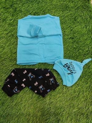 Unisex Cotton Printed Shirt And Trouser Set