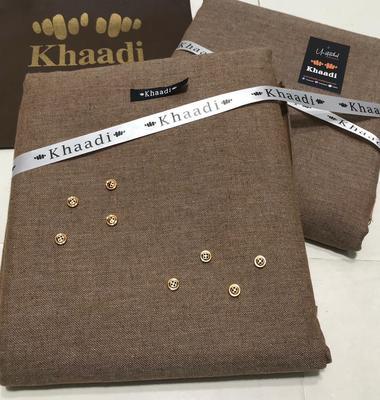 Men’s Unstitched Khaddar Plain Suit