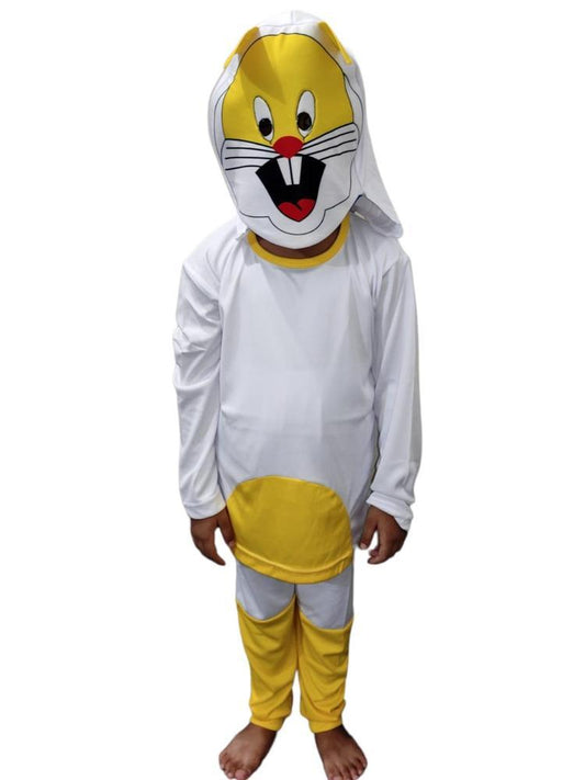 3 Pcs Kids Stitched Dry Fit Micro Rabbit Costume