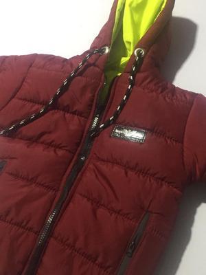 1 Pc Boy's Stitched Polyester Quilted Plain Puffer Jacket