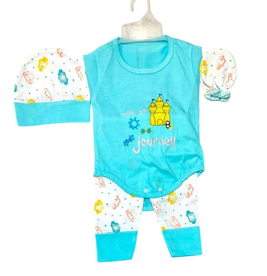 4 Pcs New Born Set Unisex