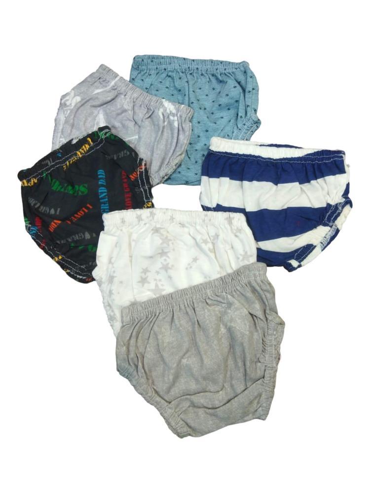 Baby Boy's Cotton Blended Knicker Set, Pack Of 6