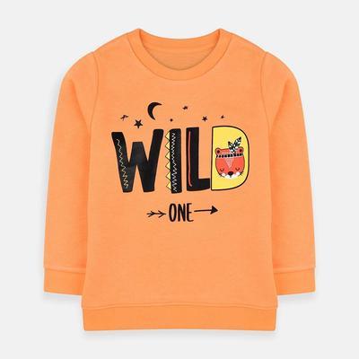 Wild One Dull Orange Terry Sweatshirt