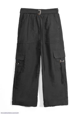 1 Pc Women's Stitched Grip Cargo Trouser With Belt