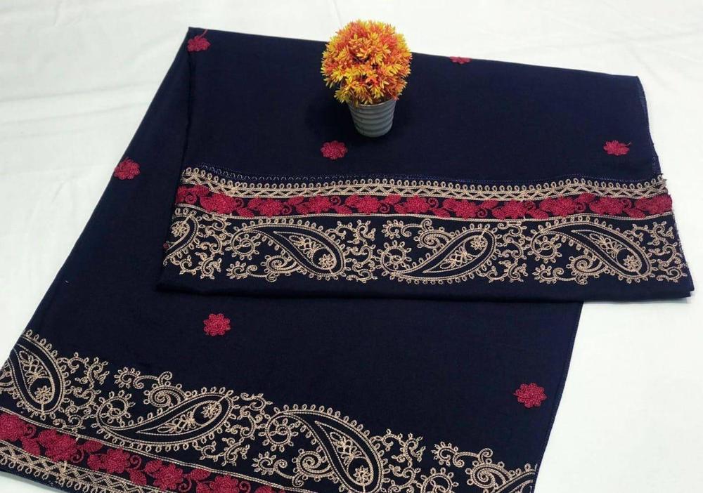 Women's Swiss Lawn Embroidered Shawl