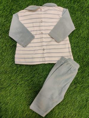 Baby Girl Velvet Printed Shirt And Trouser Set