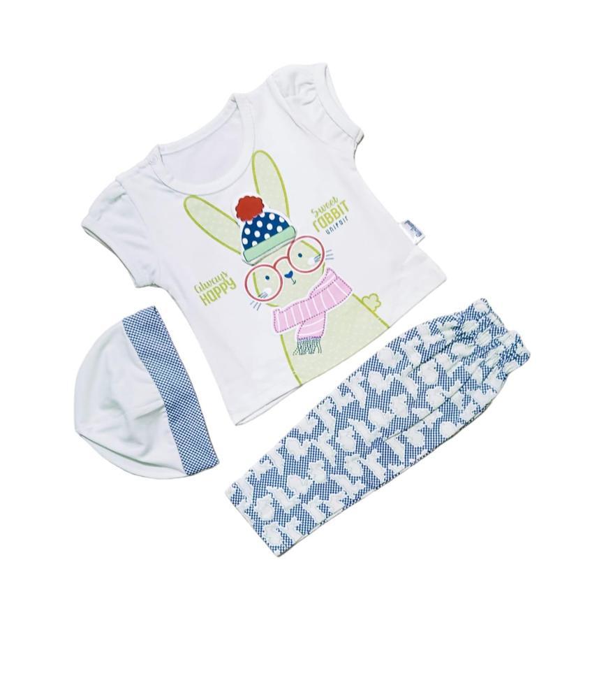 Baby Girl's Cotton Shirt And Trouser Set