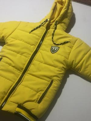 1 Pc Boy's Stitched Polyester Quilted Plain Puffer Jacket