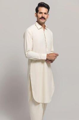 Men's Unstitched Khaddar Plain Suit