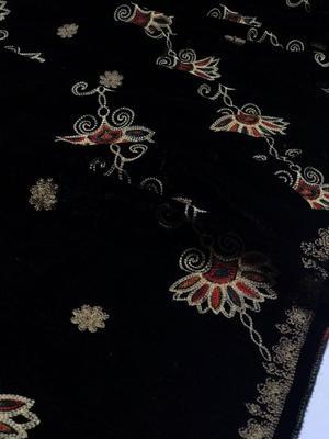 Women's Velvet Embroidered Shawl