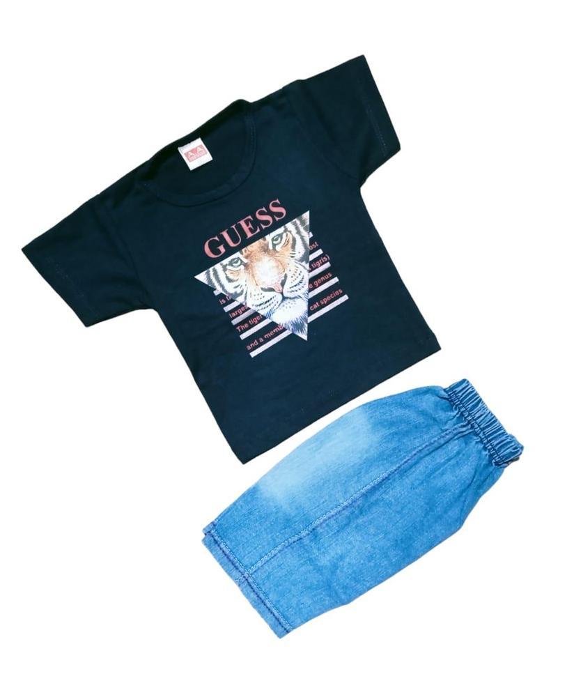 Baby Boy's Blended T-Shirt And Knicker Set