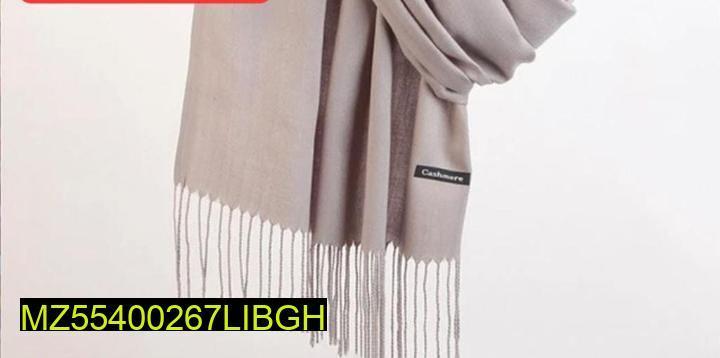 1 Pc Women's Cashmere Plain Shawl