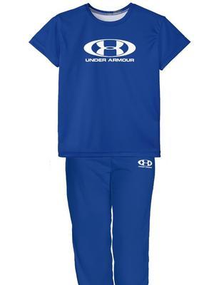 2 Pcs Boy's Jersey Printed Tracksuit