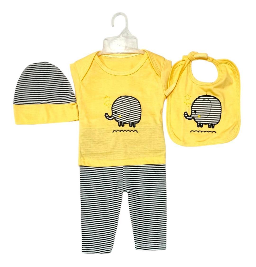 4 Pcs New Born Set Unisex