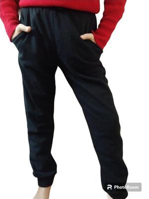 1 Pc Boy's Stitched Terry Stuff Plain Trouser