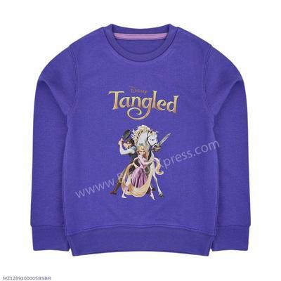 Tangled Purple Terry Sweatshirt