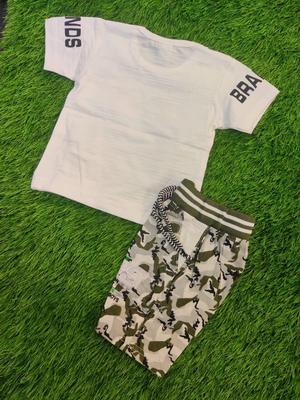 Baby Girl's Blended Shirt And Short Set