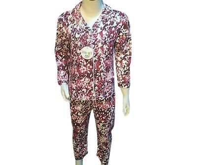 2 Pcs Girl's Stitched Jersey Printed Night Suit