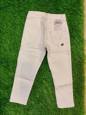 Boy's Stitched Cotton Plain Pants