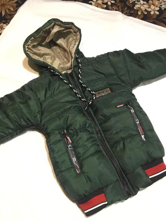 1 Pc Boy's Stitched Polyester Puffer Jacket