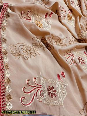 Women's Swiss Embroidered Shawl