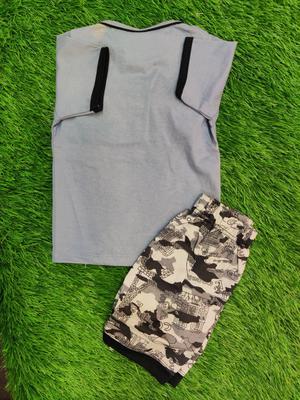 Baby Boy's Blended T-Shirt And Knicker Set