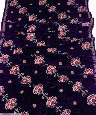 Women's Velvet Embroidered Shawl