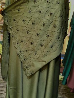 Nida Embroidered Full Abaya