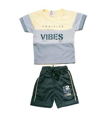 Baby Boy's Blended T-Shirt And Knicker Set