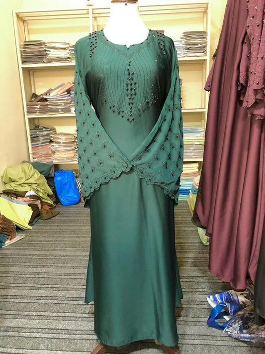 Nida Embroidered Full Abaya