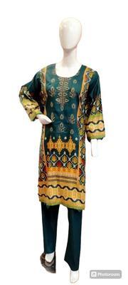 3 Pcs Women's Stitched Lawn Printed Suit