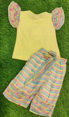 Baby Girl's Blended Shirt And Trouser Set